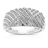 Vir Jewels 1/3 Cttw Lab Created Diamond Engagement Ring Sterling Silver Prong In Silver