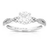 Vir Jewels 1.30 Cttw Wedding Engagement Ring For Women, Round Lab Grown Engagement Ring In 14k White Gold, Pron In Silver