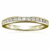 Vir Jewels 1/4 Cttw Classic Diamond Wedding Band 14k Gold Channel Set Round In Yellow
