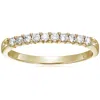 Vir Jewels 1/4 Cttw Diamond Wedding Band 14k Gold 10 Stone Prong Set Round In Yellow