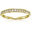 Vir Jewels 1/5 Cttw Classic Diamond Wedding Band 10k White Or Yellow Gold Channel Set In Yellow