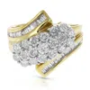 Vir Jewels 1.50 Cttw Diamond Cluster Composite Cocktail Ring 14k Yellow Gold