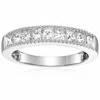 Vir Jewels 1.50 Cttw Princess Diamond Wedding Band With Milgrain 14k Gold In White