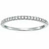 Vir Jewels 1/6 Cttw Micropave Diamond Wedding Band In 10k Gold Prong Set In White
