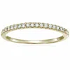 Vir Jewels 1/6 Cttw Micropave Diamond Wedding Band In 10k Gold Prong Set In Yellow