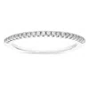 Vir Jewels 1/6 Cttw Pave Diamond Wedding Band 10k Gold Prong Set Round In White
