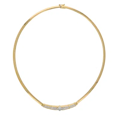 Vir Jewels 2 1/4 Cttw Diamond Antique Necklace For Women In 18k Yellow Gold, Prong Setting