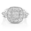 Vir Jewels 2 Cttw Diamond Engagement Ring Cushion Shape With Accent 14k White Gold Bridal In White