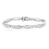 Vir Jewels 2 Cttw Lab Grown Diamond Tennis Bracelet In Sterling Silver 7 Inch For Women In Metallic