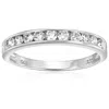 Vir Jewels 3/4 Cttw Classic Diamond Wedding Band In 14k Gold Channel Set In White
