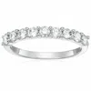 Vir Jewels 3/4 Cttw Diamond Wedding Band 10k White Gold 9 Stones Prong Set Bridal Round In White