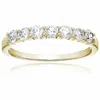 Vir Jewels 3/4 Cttw Diamond Wedding Band In 14k Gold 7 Stones Prong Set In Yellow