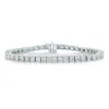 Vir Jewels 4 Cttw Igi Certified Si2-i1 Diamond Bracelet 14k White Gold H-i Color Round In Silver