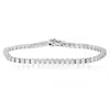 Vir Jewels 4 Cttw Si2-i1 Princess Diamond Tennis Bracelet 14k White Gold 7 Inches Square In White