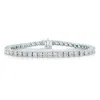 Vir Jewels 5 Cttw I1-i2 Clarity Diamond Bracelet 14k White Gold Tennis Round Prong 7 Inches