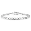 Vir Jewels 5 Cttw Lab Grown Diamond Tennis Bracelet In Sterling Silver 6 Inch For Women In Metallic