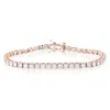 Vir Jewels 7 Cttw Lab Grown Diamond Tennis Bracelet In 14k White Gold 7 Inch For Women In Gold