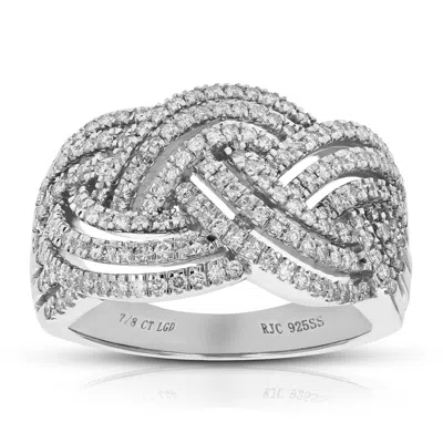 Vir Jewels 7/8 Cttw Lab Grown Diamond Ring In Sterling Silver For Women In Metallic