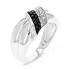 Vir Jewels Sterling Silver Black Diamond Ring (0.30 Cttw) In Black