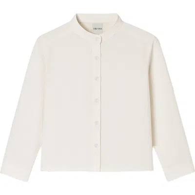 Vir Vita Alma Linen Shirt In White