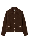 Vir Vita Béatrice Jacket In Brown