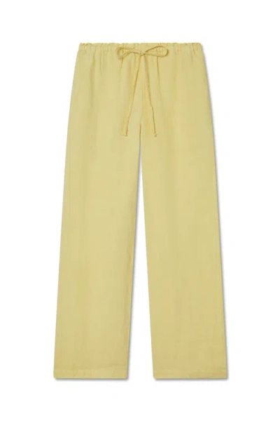 Vir Vita Delphine Linen Pant In Black