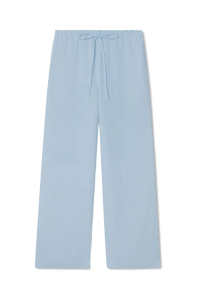 Vir Vita Delphine Linen Pant In Blue