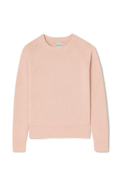Vir Vita Finn Cashmere Sweater In Pink