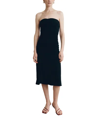 Vir Vita Gaia Dress In Black