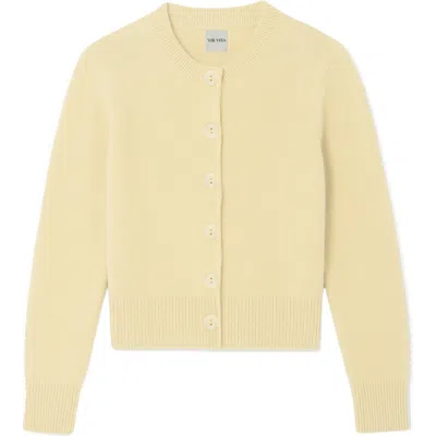 Vir Vita Greta Cardigan In Yellow
