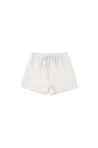 Vir Vita Ida Linen Short In White