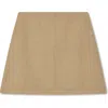 Vir Vita Ines Linen Mini Skirt In Neutral