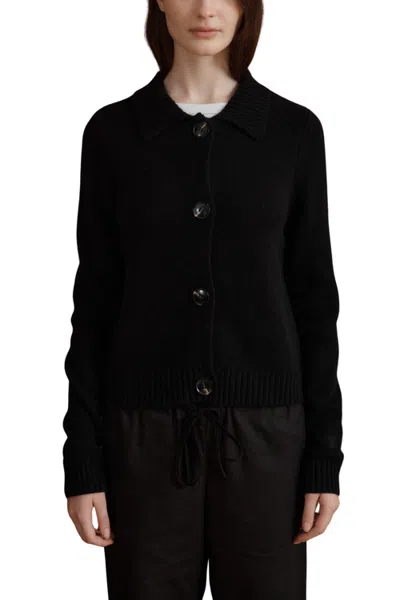 Vir Vita Kaia Cardigan In Black