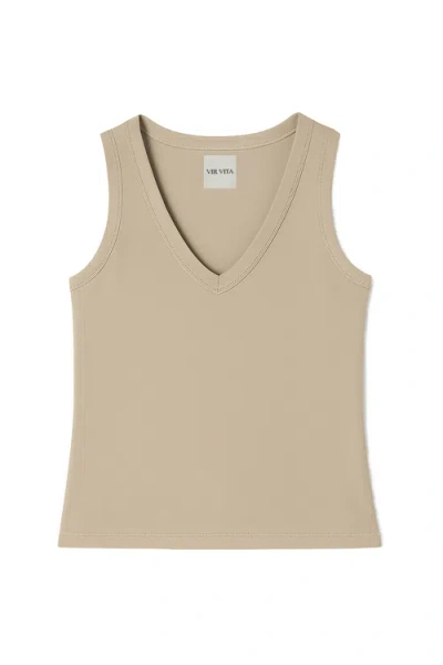 Vir Vita Kana Tank In Brown