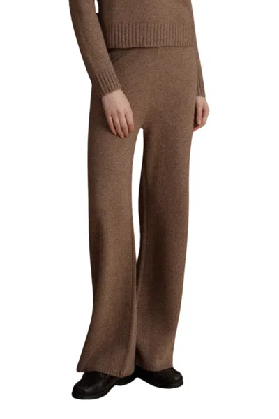 Vir Vita Magda Cashmere Pant In Brown