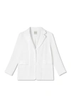 Vir Vita Margaret Linen Blazer In White