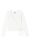 Vir Vita Margot Wrap Top In White