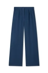 Vir Vita Marina Linen Trouser In Blue