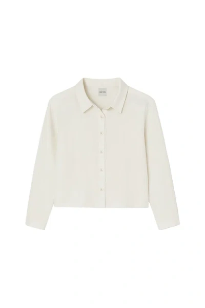 Vir Vita Paloma Linen Shirt In White