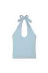 Vir Vita Pauline Halter Top In Blue