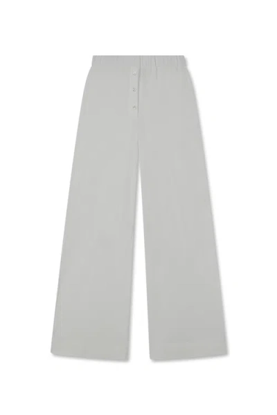 Vir Vita Pointelle Lounge Pant In White