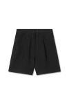 Vir Vita Relaxed Linen Short In Black