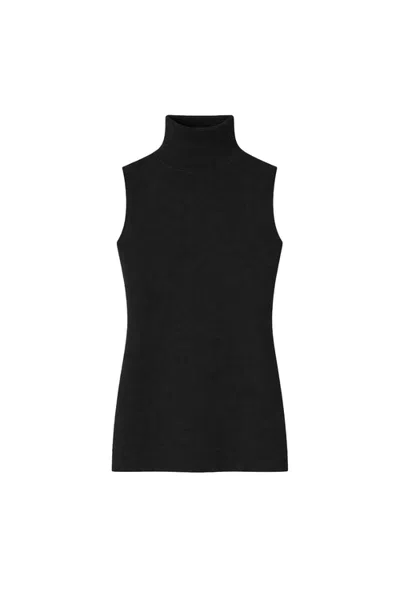 Vir Vita Sandra Turtleneck In Black