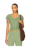 Vir Vita Scoop Pointelle Tee