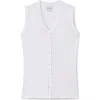 Vir Vita Seraphine Vest Modal Silk In White
