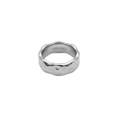 Virago Women's Lilis Stainless Steel Archive Ring In Silver In Metallic