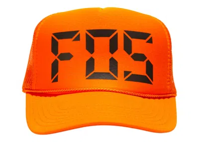 Pre-owned Virgil Abloh Brooklyn Museum Fos Hat In Orange