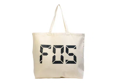 Pre-owned Virgil Abloh Brooklyn Museum Fos Sunroof Tote In Natural