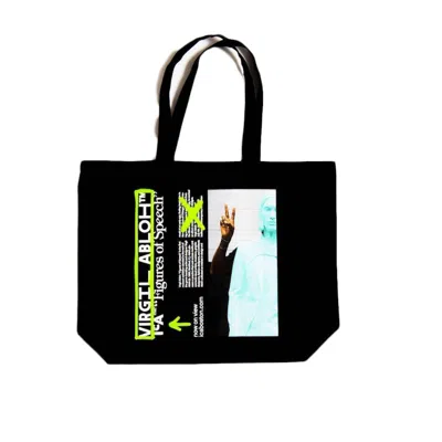 Pre-owned Virgil Abloh Ica "abloh" Tote In Black