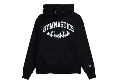 Pre-owned Virgil Abloh Men's  Brooklyn Museum Gymnastics Art Institute Hoodie In Black